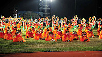 　第二屆離島運暨九七年縣運會開幕表演／圖與文：曹重偉
