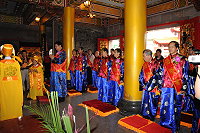 　蕭王府百年慶祭祀大典隆重舉行，各界貴賓、信眾近千人與會。（圖／文：陳鵬雄）