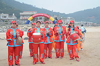 　九舟巡航保平安，四海昇平不揚波。（圖／文：陳鵬雄）