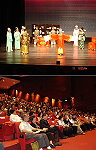 福建省實驗閩劇院台灣巡演,首場在板橋演出,風靡旅台鄉親。(圖:土城同鄉會提供)