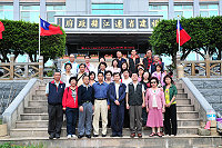 　桃園八德市市長及市民代表會一行抵馬參訪，秘書長王忠銘熱情接待；該團也特別由馬祖小三通中轉至對岸福建考察。（圖／文：曹重偉） 