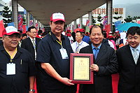 　「基隆—馬祖—福州」兩岸海上直航首發團順利抵達馬尾港，受到對岸的熱情歡迎與高規格接待。（圖／文：曹重偉） 