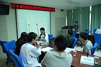 　教育局連續二天舉辦本縣97年度國教輔導團國小組健體領域教學研討會。（圖／文：劉秋月）