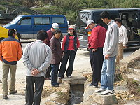 　莒光鄉代會展開一連兩天的鄉政考察行程，了解地方基建現況，聽取民眾建言。（圖：莒光鄉代會提供）