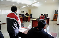 　北竿鄉代會進行本會期第一天鄉政總質詢的議程。（圖／文：陳鵬雄）