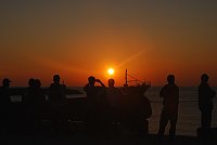 　冬之斜陽。（圖／文：陳其敏）