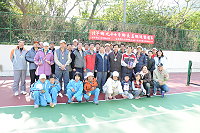 　北竿鄉長盃網球團體比賽圓滿落幕，冠軍由國之北疆隊獲得。（圖／文：陳鵬雄）
