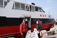 　因應兩岸通郵，金馬郵件小三通昨天同步啟動。（圖／文：邱竟瑋）