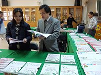 　教育局長邱金寶率督學視導東引國中小。（圖／文：陳其敏）