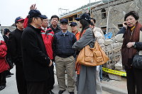 　立法院交通委員會及交通部長毛治國等人視察北竿觀光建設。（圖／文：陳鵬雄）