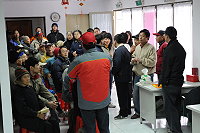 　元旦北竿白沙首航大陸黃岐獲熱烈迴響，報名還沒開始就已經排隊額滿。（圖／文：陳鵬雄）