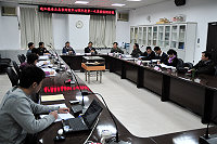 　連江縣毒品危害防制中心召開今年第一次協調會議，主持人秘書長王忠銘指示各組務必嚴格落實新年度計畫的各項工作。（圖／文：曹重偉）