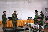 參謀長視導幹訓班接訓整備情形 圖與文:黃俊智