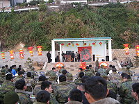 　莒光西莒島內歡樂慶元宵。（圖／文：陳樂團）