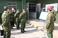 　馬防部指揮官視導莒光地區二級廠。（圖／文：黃俊智）