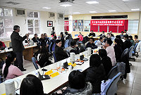 　台灣多家旅遊界菁英經過實地「踩線之旅」後，特別與在地觀光相關業者座談，會中雙方發言相當踴躍。（圖／文：曹重偉）