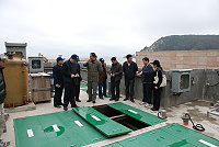 　大陸福州市等環保官員參訪介壽水資源處理中心。（圖／文：邱竟瑋）