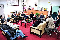 　針對昨天臺馬輪延遲開航事件，府會首長甚表重視，並於中午立即召開緊急會議，由相關單位及航運業者到場說明。（圖／文：曹重偉）