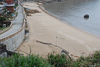 　北風下的馬祖海灘。（圖／文：劉秋月）