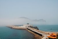 　縹緲的海上桃花源。（圖／文：陳其敏）