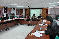 　建設局在北竿召開塘岐形象商圈環境改善工程說明會。（圖／文：陳鵬雄）