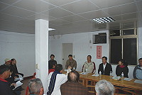 　津沙村拆除與否，南竿鄉公所召開公聽會。（圖／文：邱竟瑋）