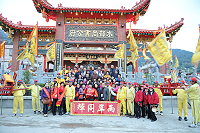 　大陸福建晉江東石許夫人宮與北竿尚書公府宗教交流。（圖／文：陳鵬雄）