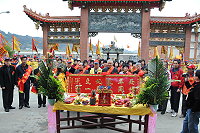 　水部尚書公府與大陸東石許夫人宮舉行隆重的祭祀大典。（圖／文：陳鵬雄）