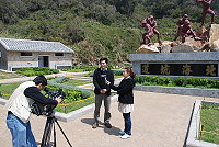 　縣府邀請華視節目團隊製作地區旅遊專題。（圖／文：邱竟瑋）