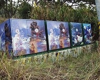 台電變電箱以景觀貼紙覆蓋美化。(圖/文:陳鵬雄)
