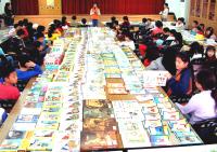 東引國小配合書展與讀書週,舉辦閱讀心得分享的活動。(圖/文:陳其敏)