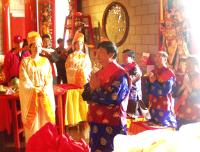 媽祖一○四四歲聖誕祭祀大典隆重登場，縣長陳雪生擔任主祭，為地方祈福。(圖／文：曹重偉)