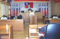 莒光鄉民代表會第七屆第二次定期大會開議現場。(圖/文:陳樂團)