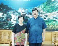 李麗中醫師昨日到馬祖拜訪縣長,並與馬祖的老朋友見面敘舊。(圖/文:張登傑)