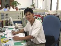 介壽國中小吳健忠老師熱心推動地區體育教學,深獲學生、家長及各界肯定。(圖/文:曹重偉)