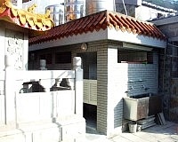介壽村白馬尊王廟旁公廁經公所發包修繕後,一改以往髒亂形象,以後應該會吸引很多人光顧。(圖/文:曹重偉)