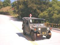 早期馬祖軍用吉普車。（圖與文：宋志富）