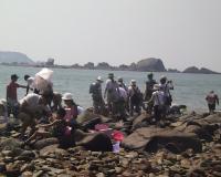 此情永留　永留此情--東莒花蛤節探訪永留嶼之旅。（圖：林家菊）　